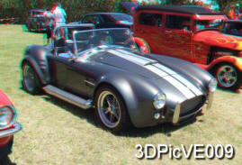 Fords Shelby Cobra a Sought After Car 3D Anaglyph